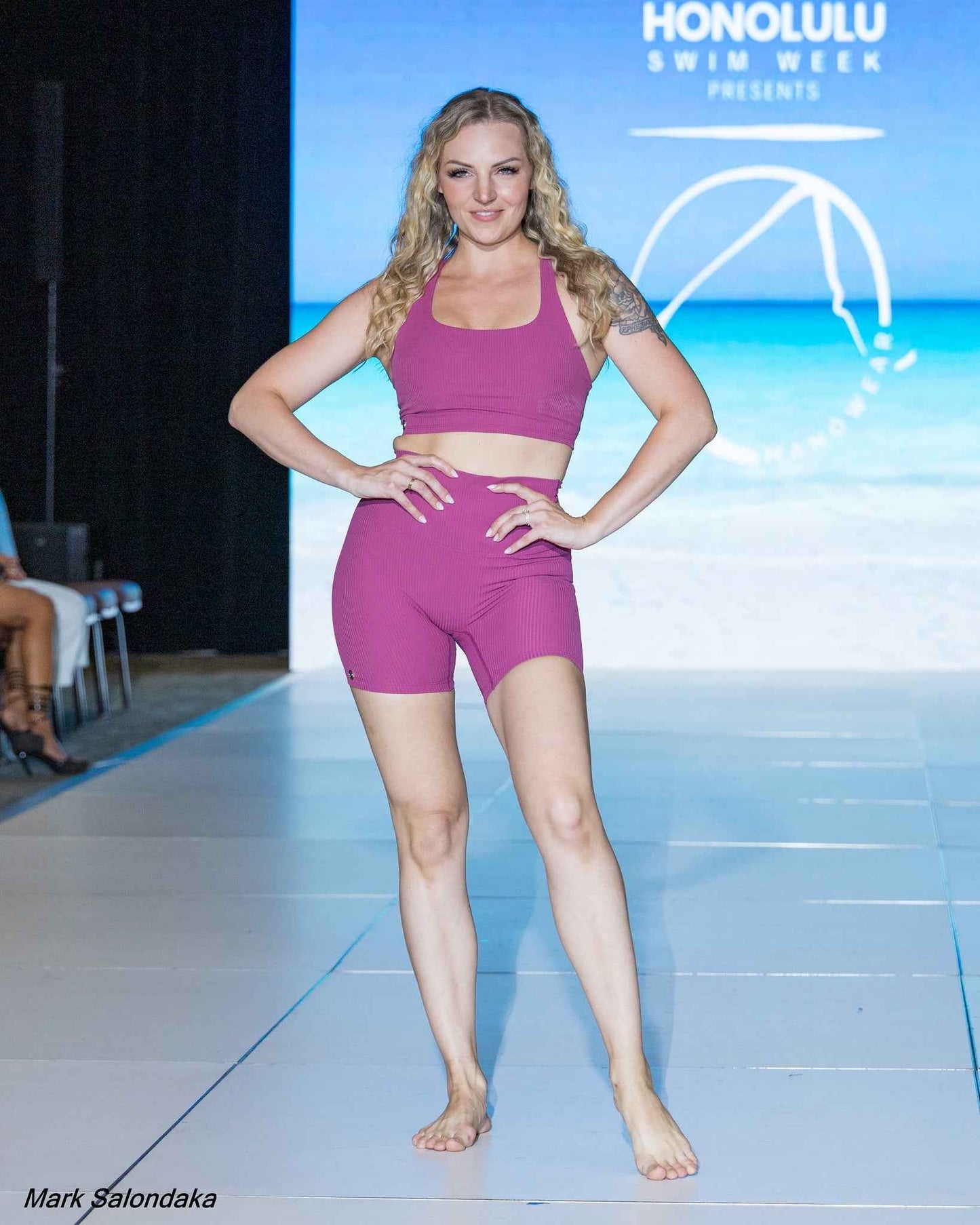 Ribbed ballerina sports bra