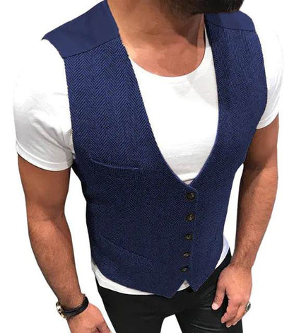 Cashmere/ Wool Blend Business/ Casual Luxury Vest - Solstik