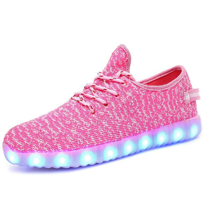 GlowStride LED Sneakers for All - Solstik