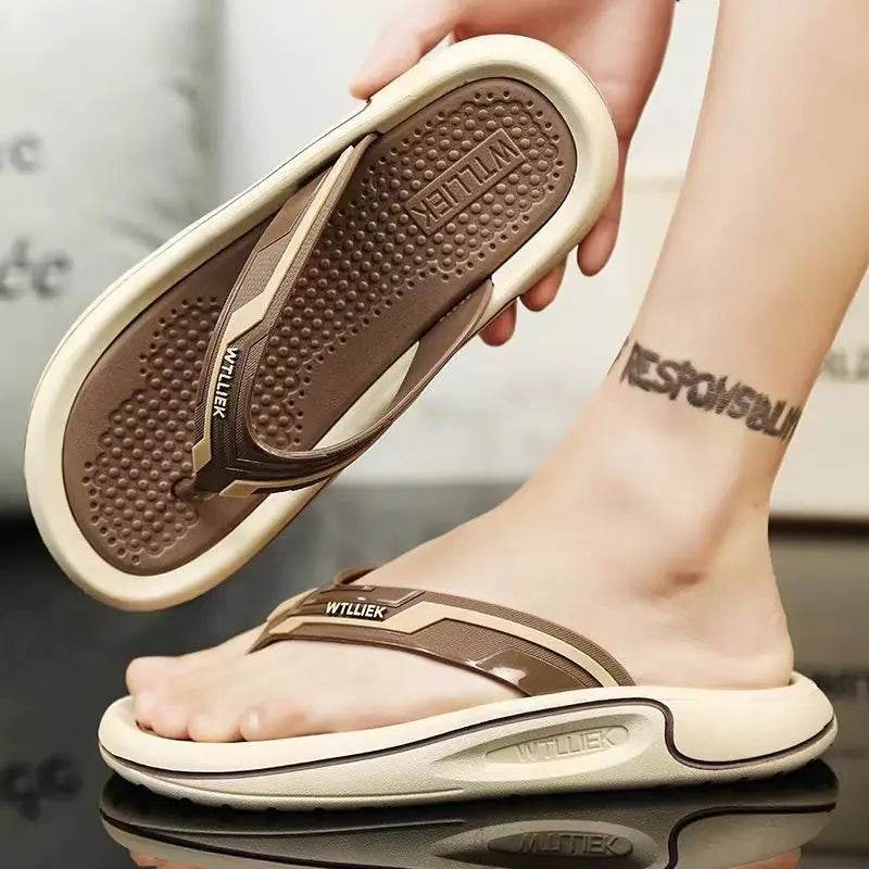 2024 Men's Casual Flip Flops with EVA Cushioning - Solstik