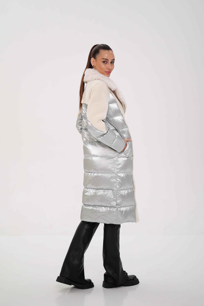 Kalgan Trim Down Long-line Coat