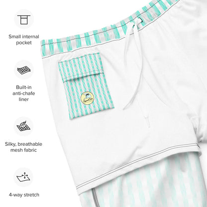 Men's Old Money Riviera swim trunks | Brinks Island Collection - Solstik