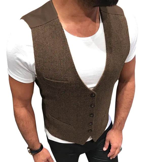 Cashmere/ Wool Blend Business/ Casual Luxury Vest - Solstik