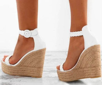 Plus Size Women's Wedge Sandals - Solstik