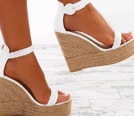 Plus Size Women's Wedge Sandals - Solstik