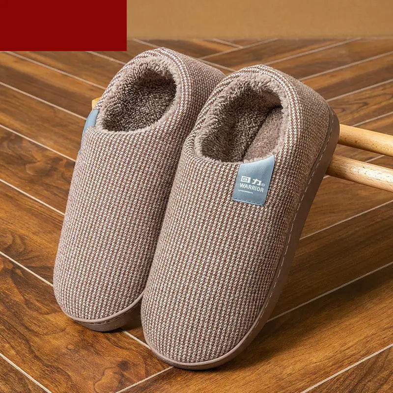 Women's Anti-Slip Cotton Slippers for Home Use - Solstik