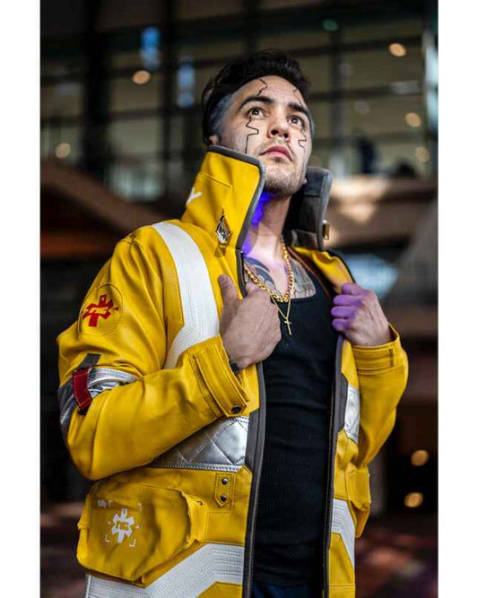 David Martinez Cyberpunk 2077 Jacket – LED & Vegan Leather