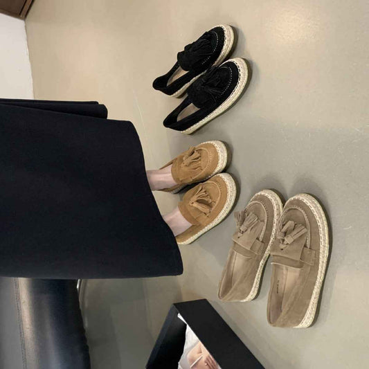 Genuine Leather Matte Leather Flat Bottom Summer New Women's Shoes