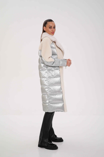 Kalgan Trim Down Long-line Coat