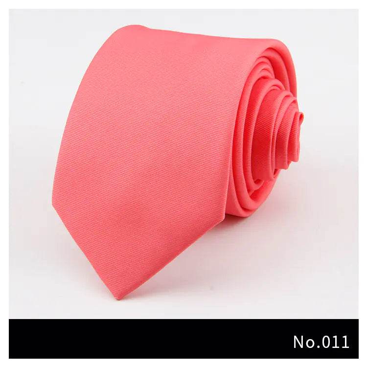 Fashionable Solid Color Tie - Solstik