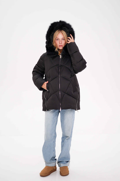 Genuine Polar Fox Thinsulate™ Insulation Coat