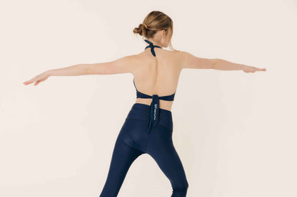 Women's UPF 50+ Sun Protective Swim Leggings - Navy