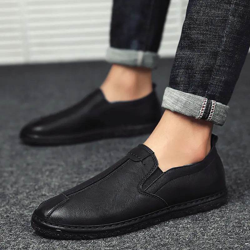 Stylish Spring Men's Slip-On Loafers for Casual Wear - Solstik