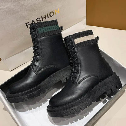 Chic Fall 2020 Martin Boots with Chunky Sole - Solstik