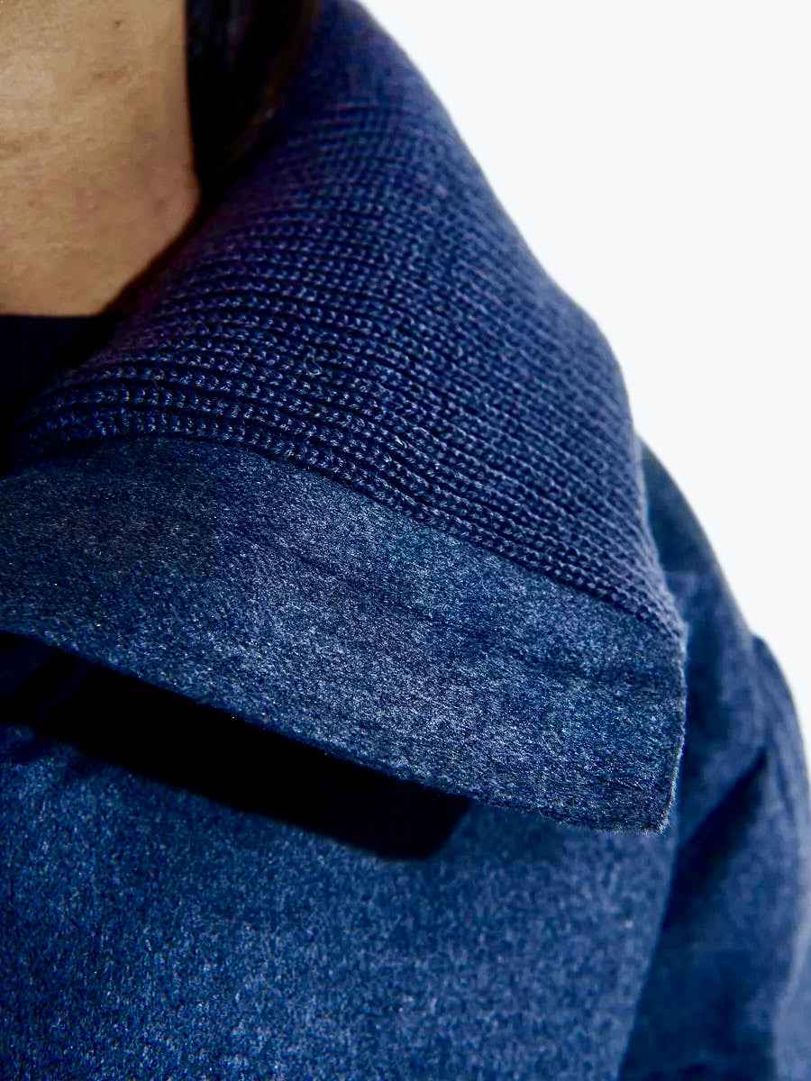 Australian Wool Silk Blend Down Fill Coat