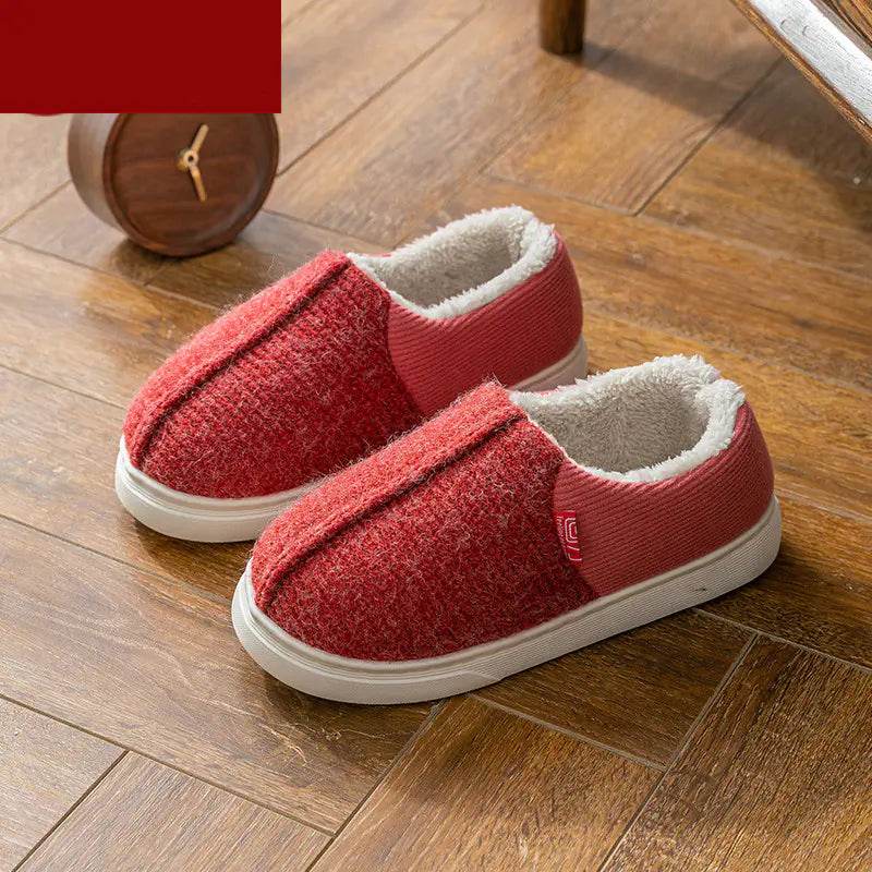 Women's Anti-Slip Cotton Slippers for Home Use - Solstik
