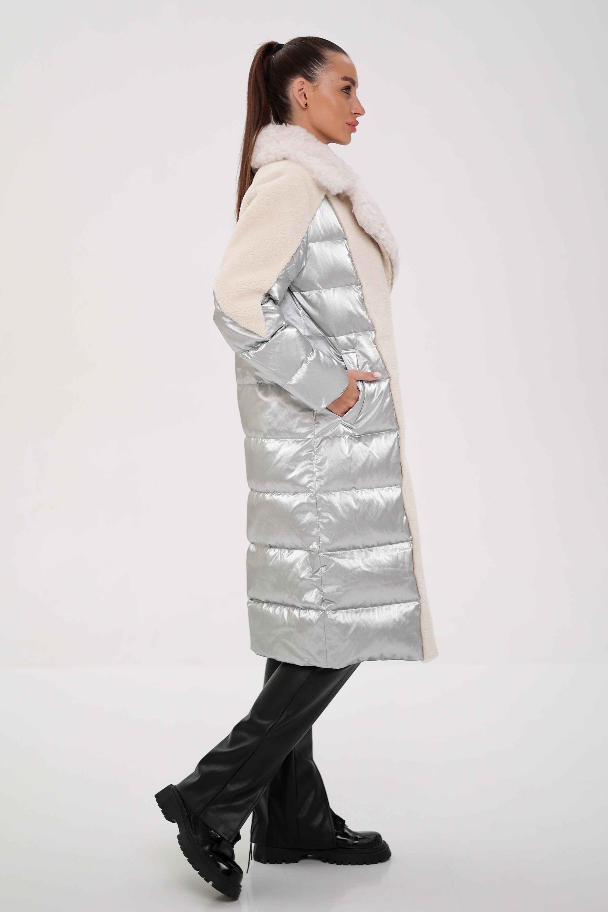 Kalgan Trim Down Long-line Coat