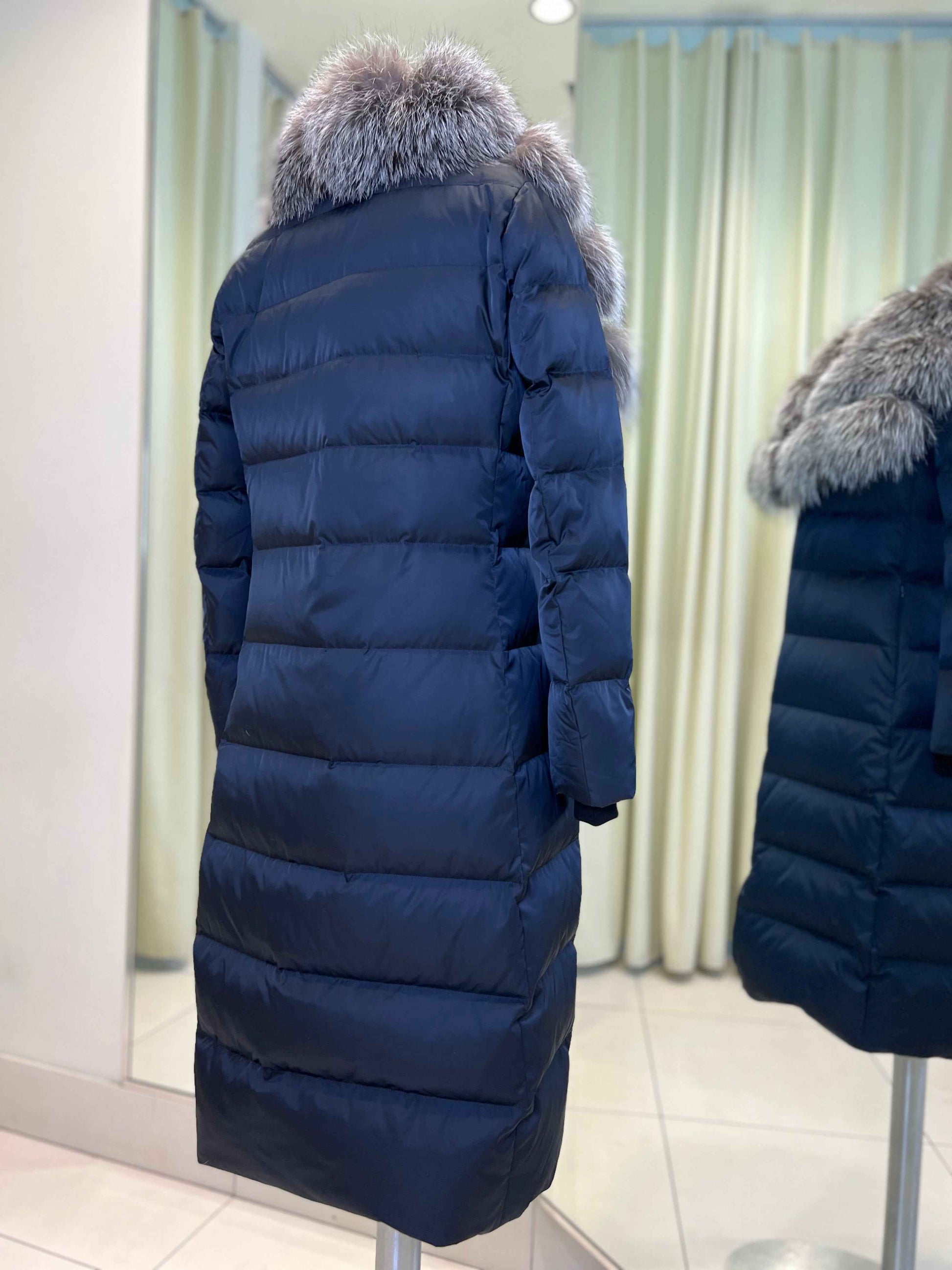 Kaimana Genuine Fox Fur Trim Premium Down Coat