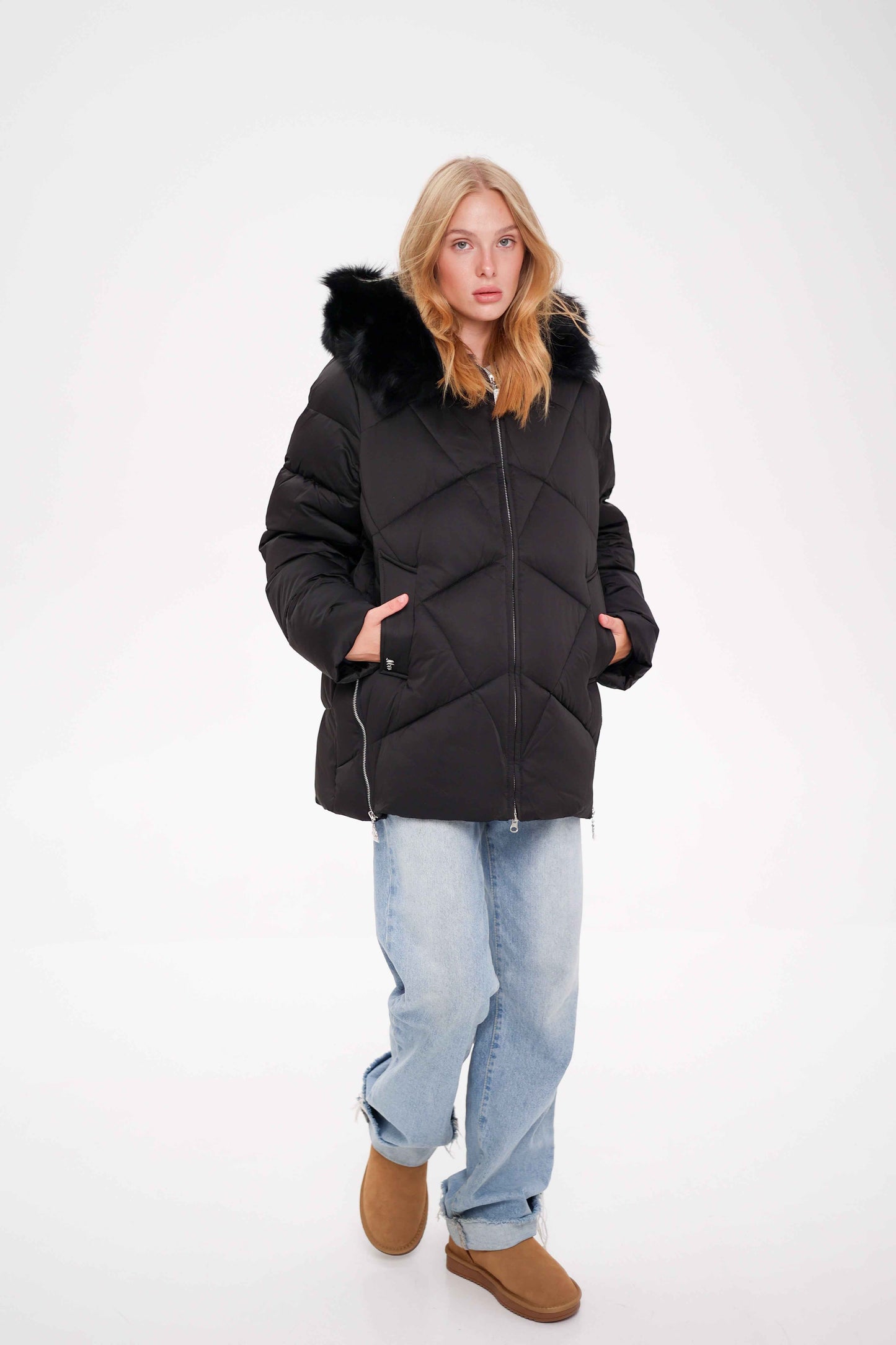 Genuine Polar Fox Thinsulate™ Insulation Coat