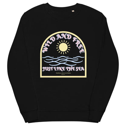 Women's Wild and Free organic sweatshirt - Solstik