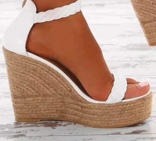 Plus Size Women's Wedge Sandals - Solstik