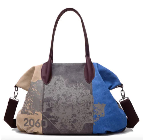 Duck Print Tote Style Handbag - Solstik