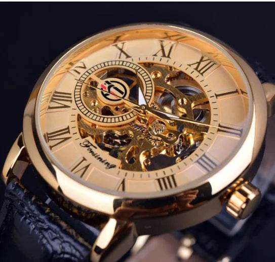 Gent's Precision Crafted Skeleton Watch - Solstik