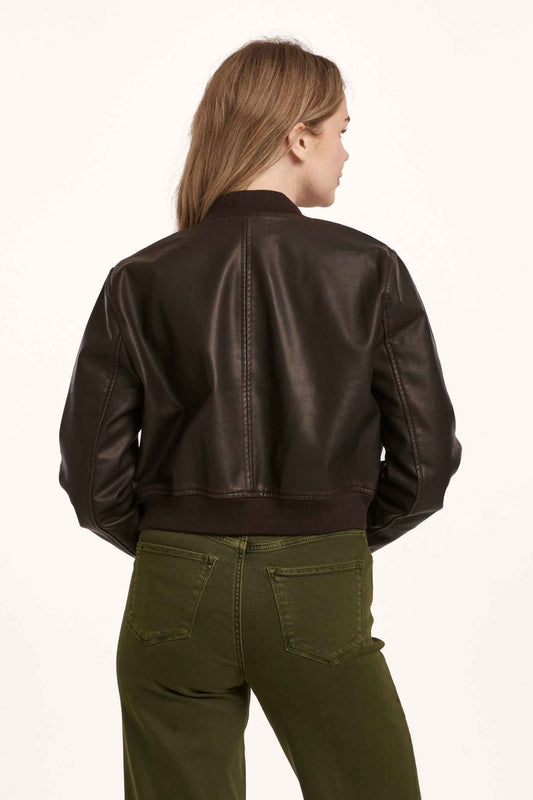 Inez Relaxed Fit Vegan Jacket