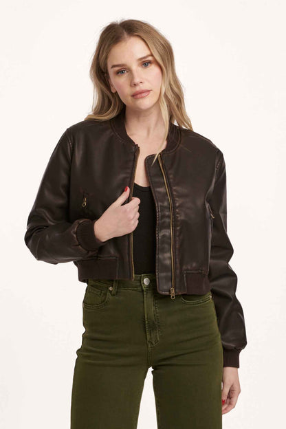 Inez Relaxed Fit Vegan Jacket