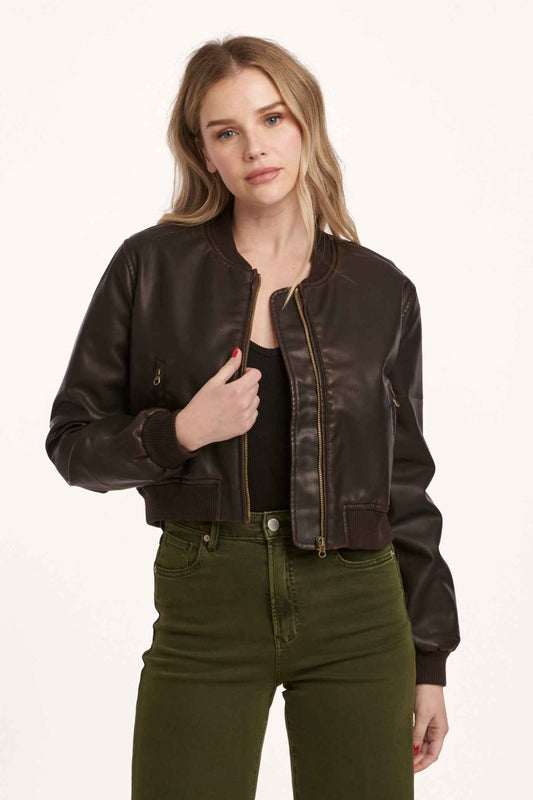 Inez Relaxed Fit Vegan Jacket
