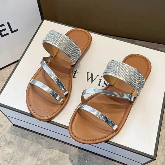 Women's Summer Fashion Flat Slippers and Beach Sandals - Solstik