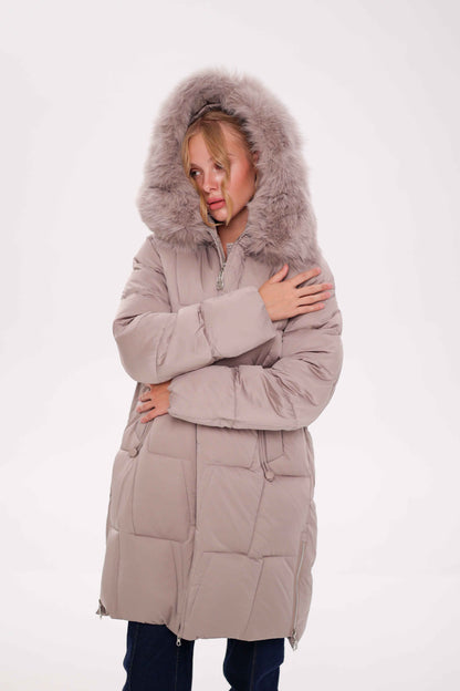 Genuine Polar Fox Insulated Coat