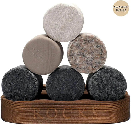 Whiskey Connoisseur's Choice Set - Stones & Twist Glass - Solstik