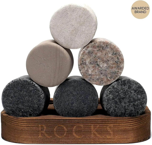 Whiskey Connoisseur's Choice Set - Stones & Twist Glass - Solstik