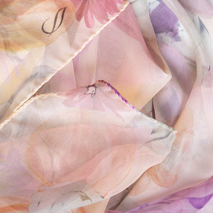 Campo de' Fiori - Long Silk Scarf - Mauve - Solstik