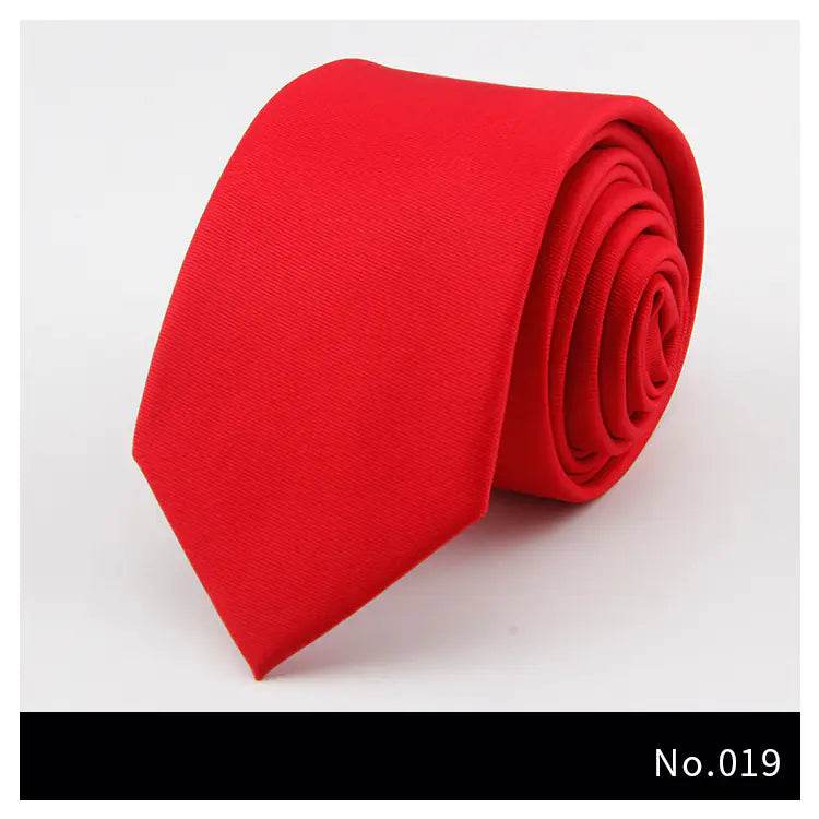 Fashionable Solid Color Tie - Solstik
