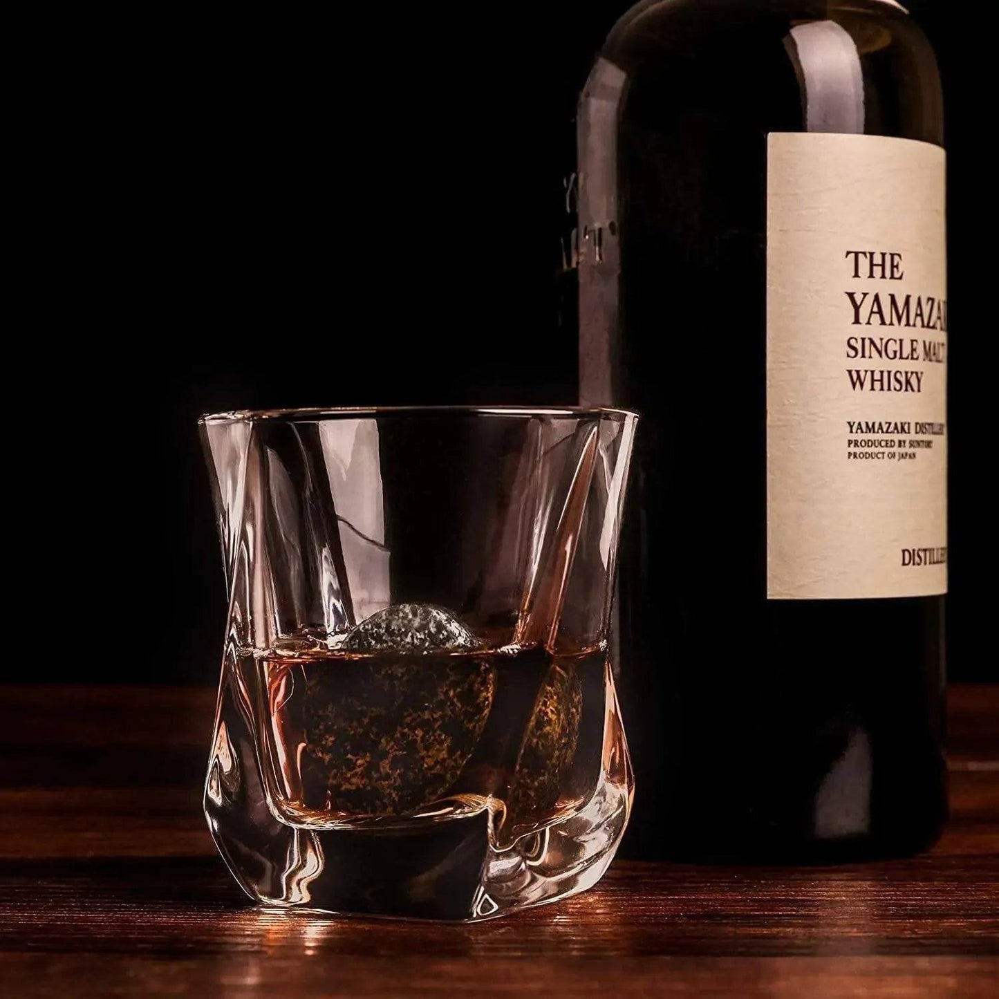 Whiskey Connoisseur's Choice Set - Stones & Twist Glass - Solstik