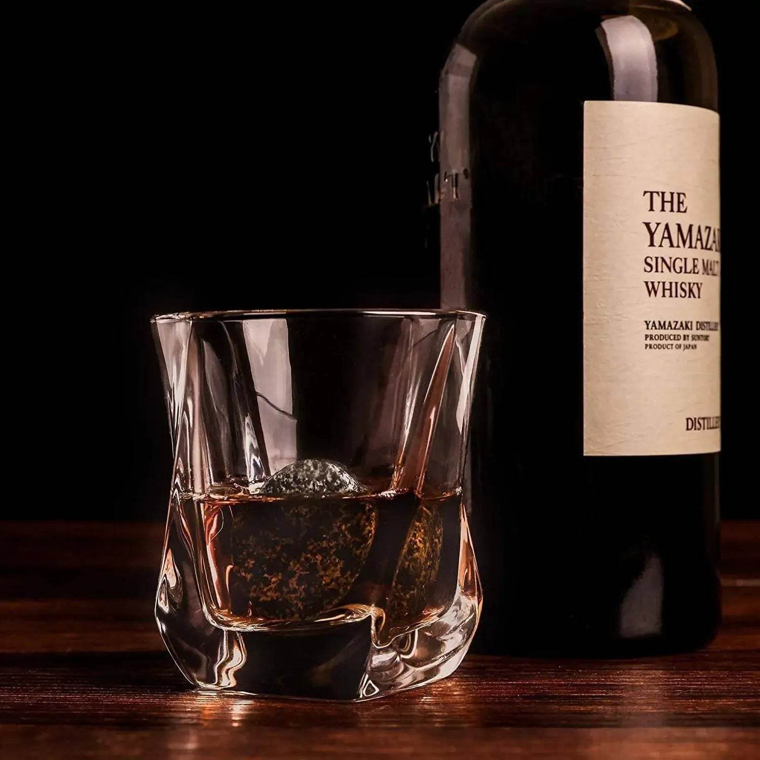 Whiskey Connoisseur's Choice Set - Stones & Twist Glass - Solstik