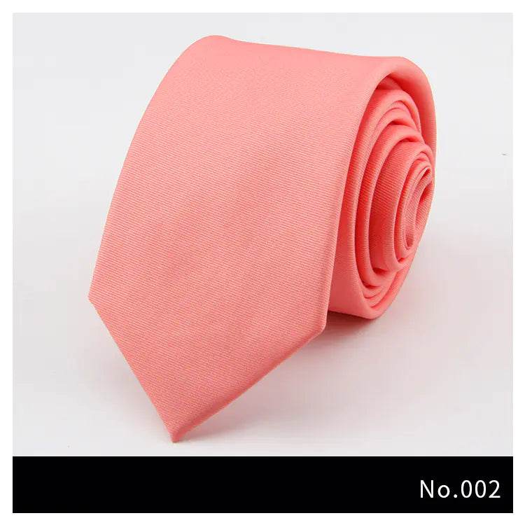Fashionable Solid Color Tie - Solstik