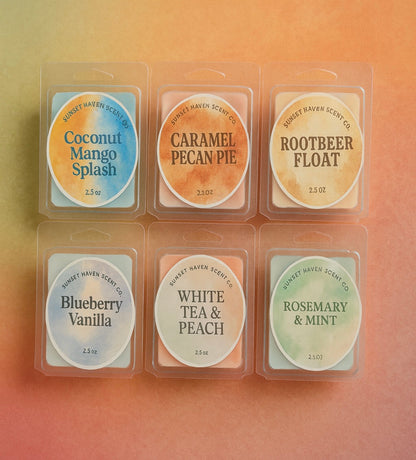 Sunset Haven Scent Co. Wax Melts – 2.5 oz Clamshells