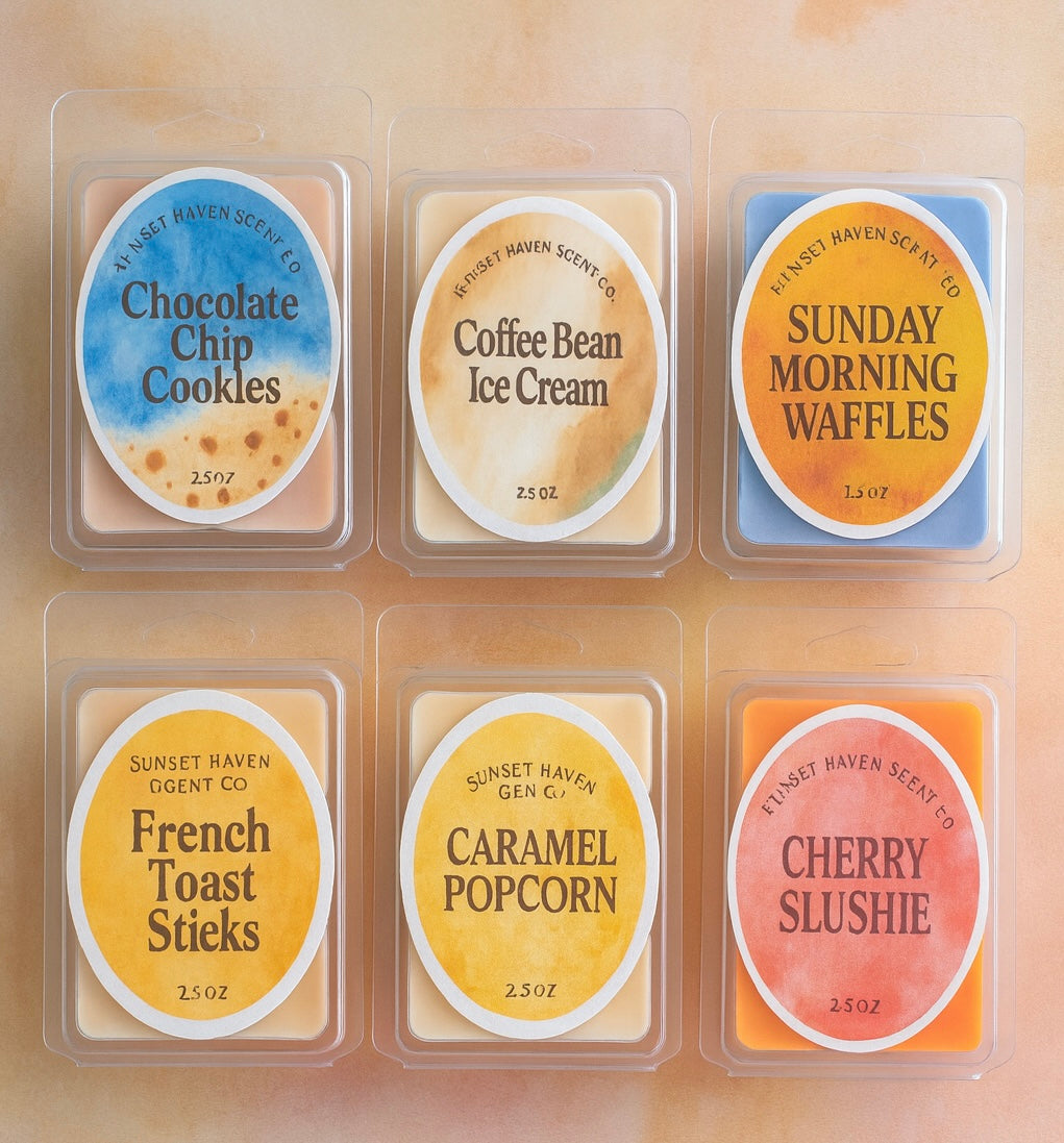 Sunset Haven Scent Co. Wax Melts – 2.5 oz Clamshells