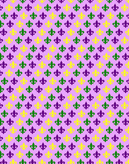 The Fleur de Lis Polo - Purple