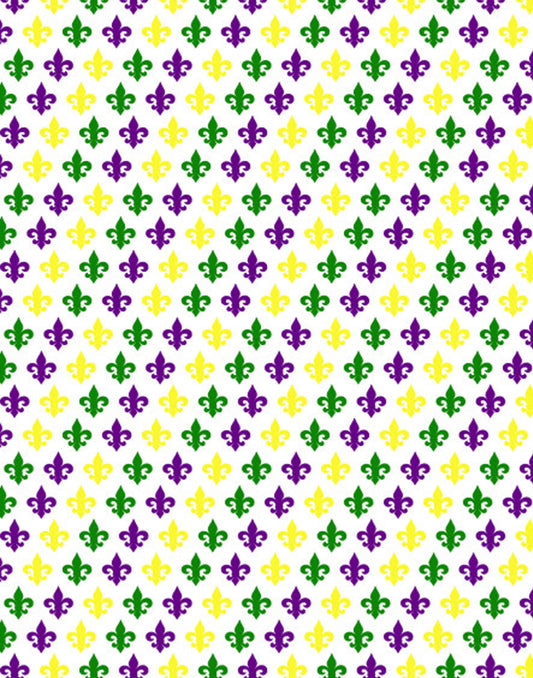 The Fleur de Lis Polo - White