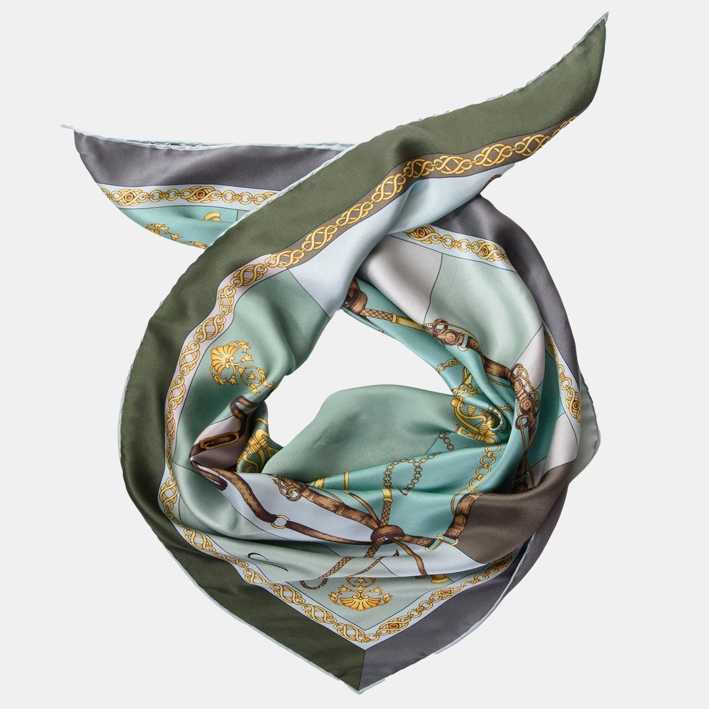 Gabriella - Silk Foulard - Laurel - Solstik