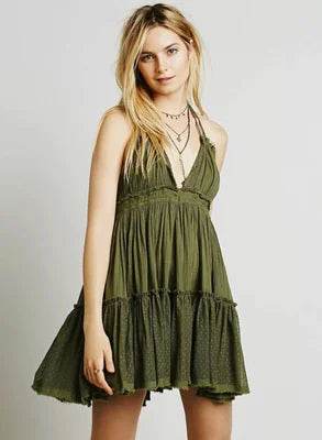 Chic Backless Beach Mini Dress - Solstik