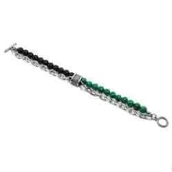 Malachite Lava Stone Bracelet