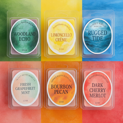 Sunset Haven Scent Co. Wax Melts – 2.5 oz Clamshells