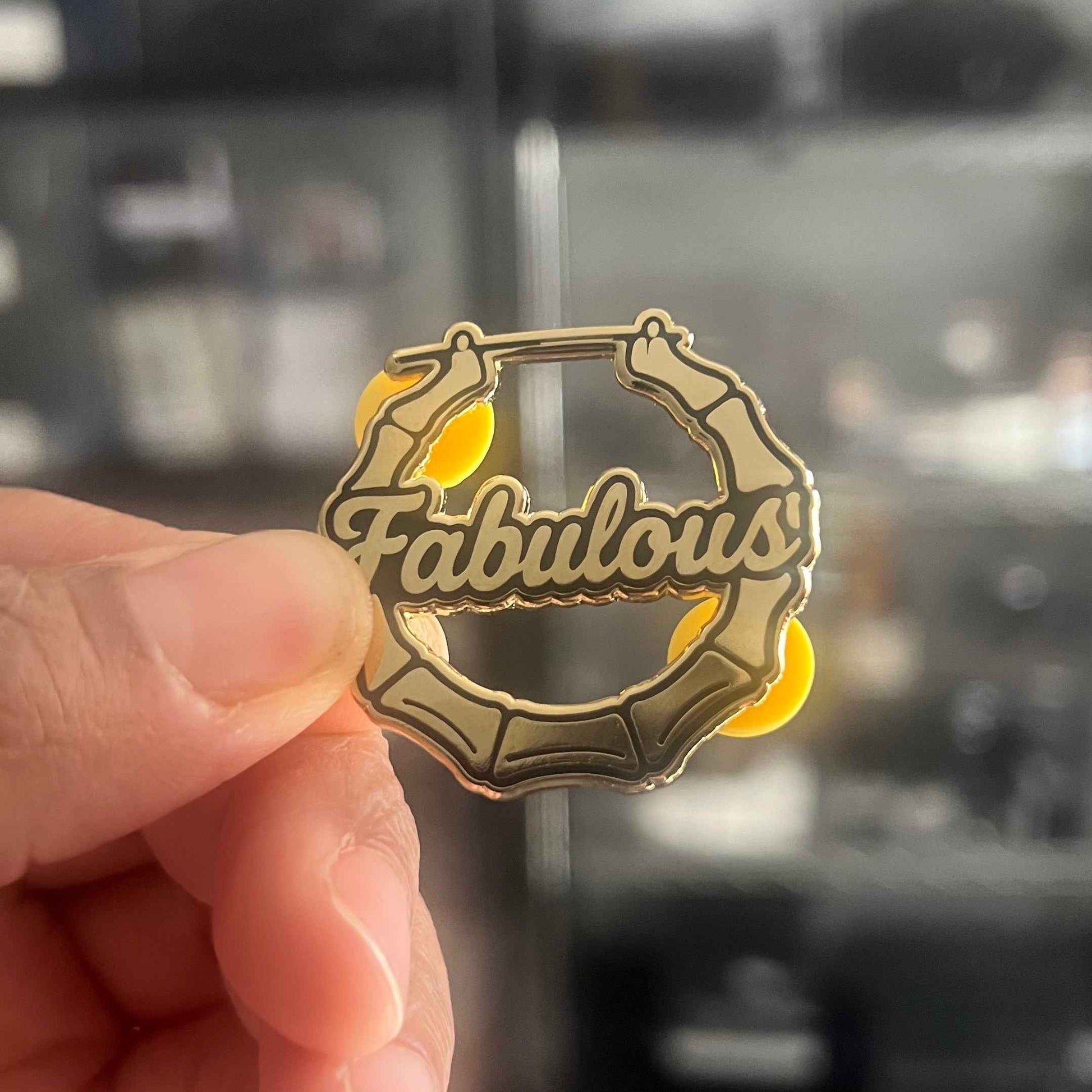 Bamboo Earring Enamel Pin