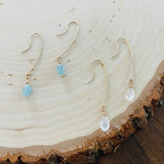 GEM HANG EARRINGS