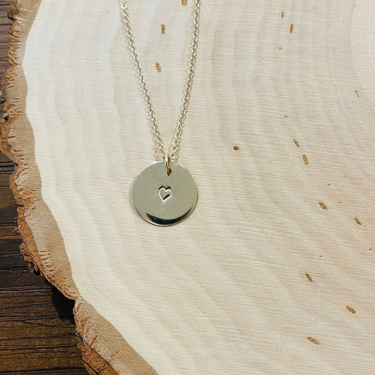 HEART COIN NECKLACE